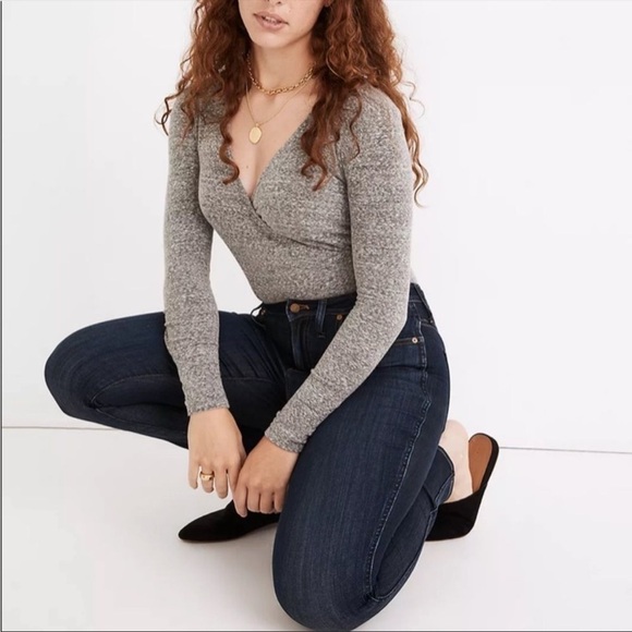 NWT Madewell Curvy High-Rise Skinny Jeans in Woodland Wash Size 37T - Picture 2 of 16